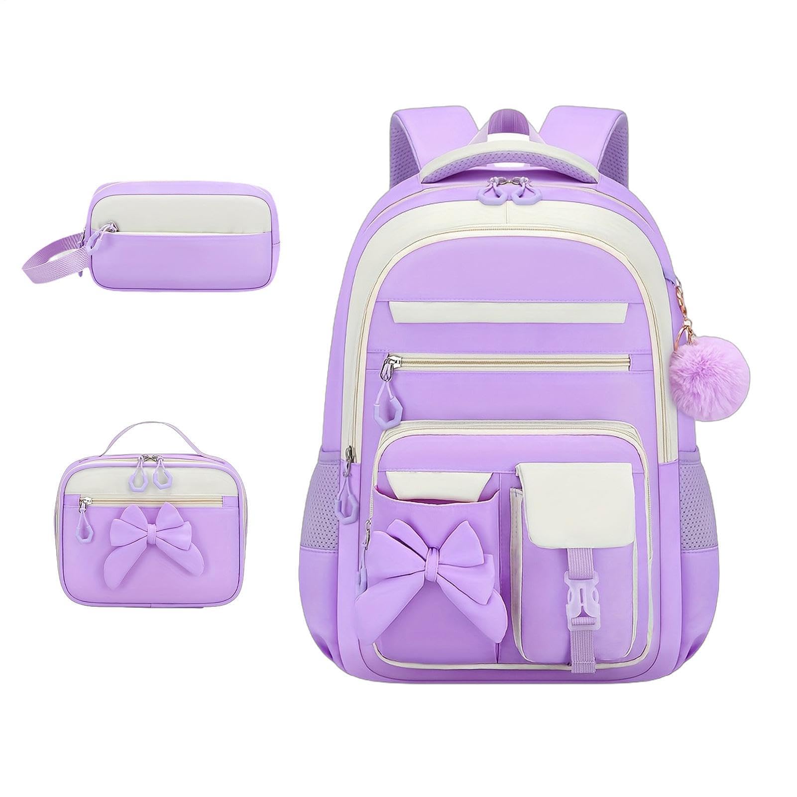 Zaini scolastici per ragazze Zaino Da Viaggio Impermeabile Di Grande | Borsa Porta Libri Per Studenti per Scuola 'Infanzia, Studenti e Medie, Bambini, Ragazzi, Ragazze e Adolescenti
