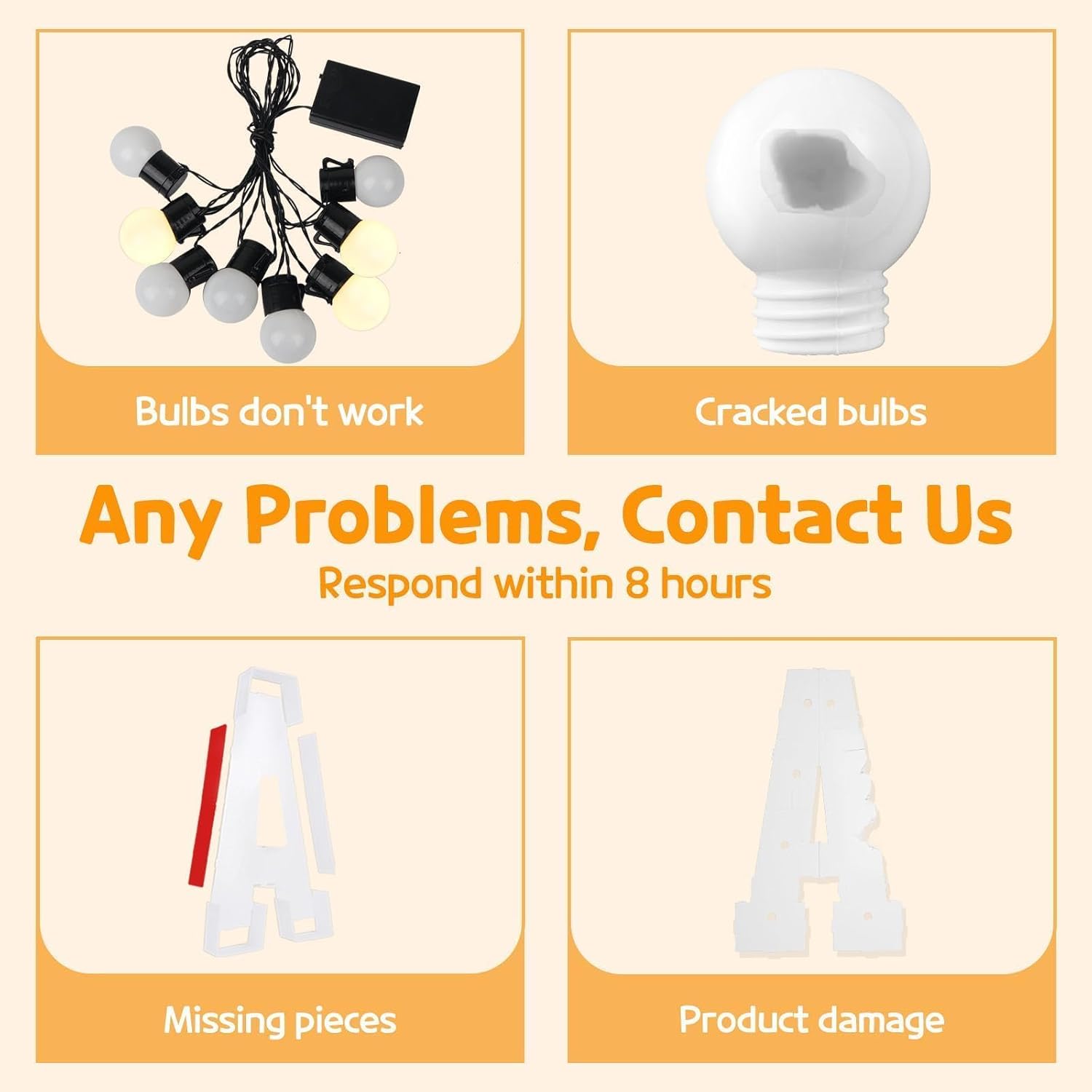 imprsv 4FT Marquee Light Up Letters A, Large Light Up Letters for Anniversary Weeding Room Decor, Big Letters for Party Decorations, Marry Me Light Up Letters, Foam Letter - Image 2