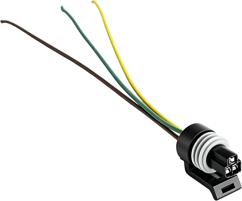 Conector com chicote para sensor de temperatura do líquido de arrefecimento LS1 HiSport 3 fios – 1 unidade