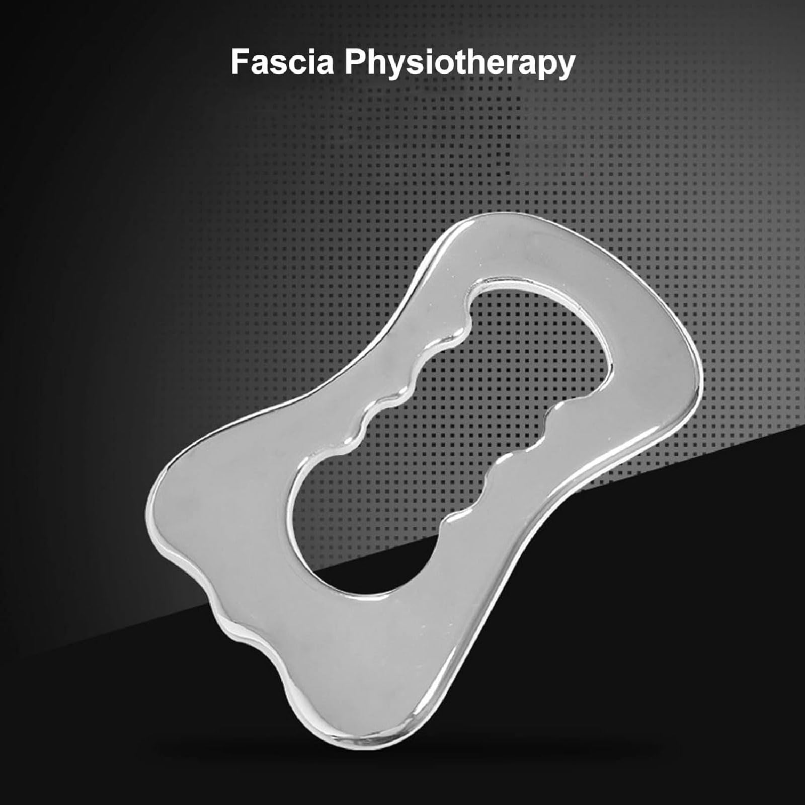 Junta Gua Sha Tabla Guasha de acero inoxidable para masaje corporal Guasha con bolsa, herramienta de masaje SPA para aliviar el dolor de fatiga, reducir las arrugas y la hinchazón Herramientas Gua Sha