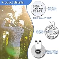 Vista 3 de Men Golf Ball Marker with Magnetic Hat Clip, Funny Golf Accessories Gifts for Men, Novelty Birthday Gifts for Male Golfer Fan