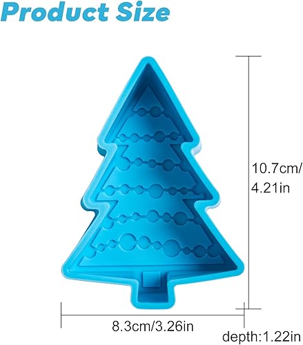 Miniatura 5 de Molde de silicona para Navidad, kit de fabricación de moldes de resina de Navidad, moldes de silicona para ambientadores de automóvil, moldes de