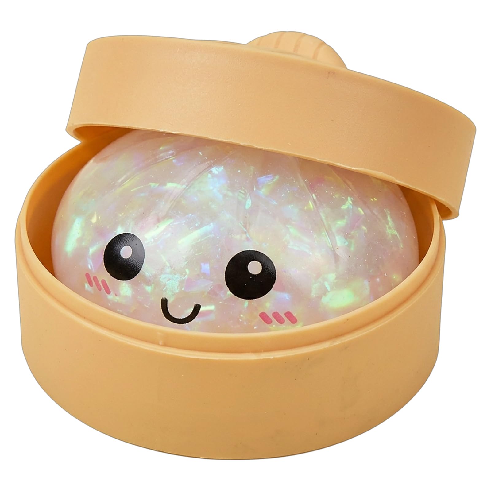 Glitter Dumpling squishy Mini, Stress Relief Sensory for Relaxation, Handheld Glitter Dumpling Squishy Design, Compact Mini Size for Portability