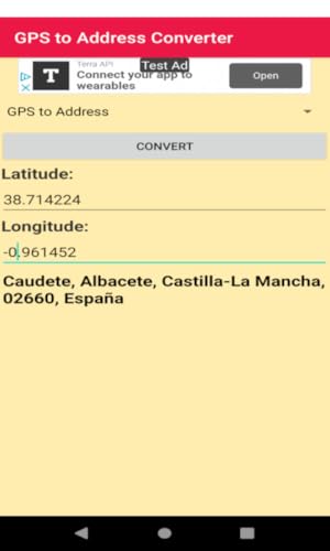 GPS to Address Converter