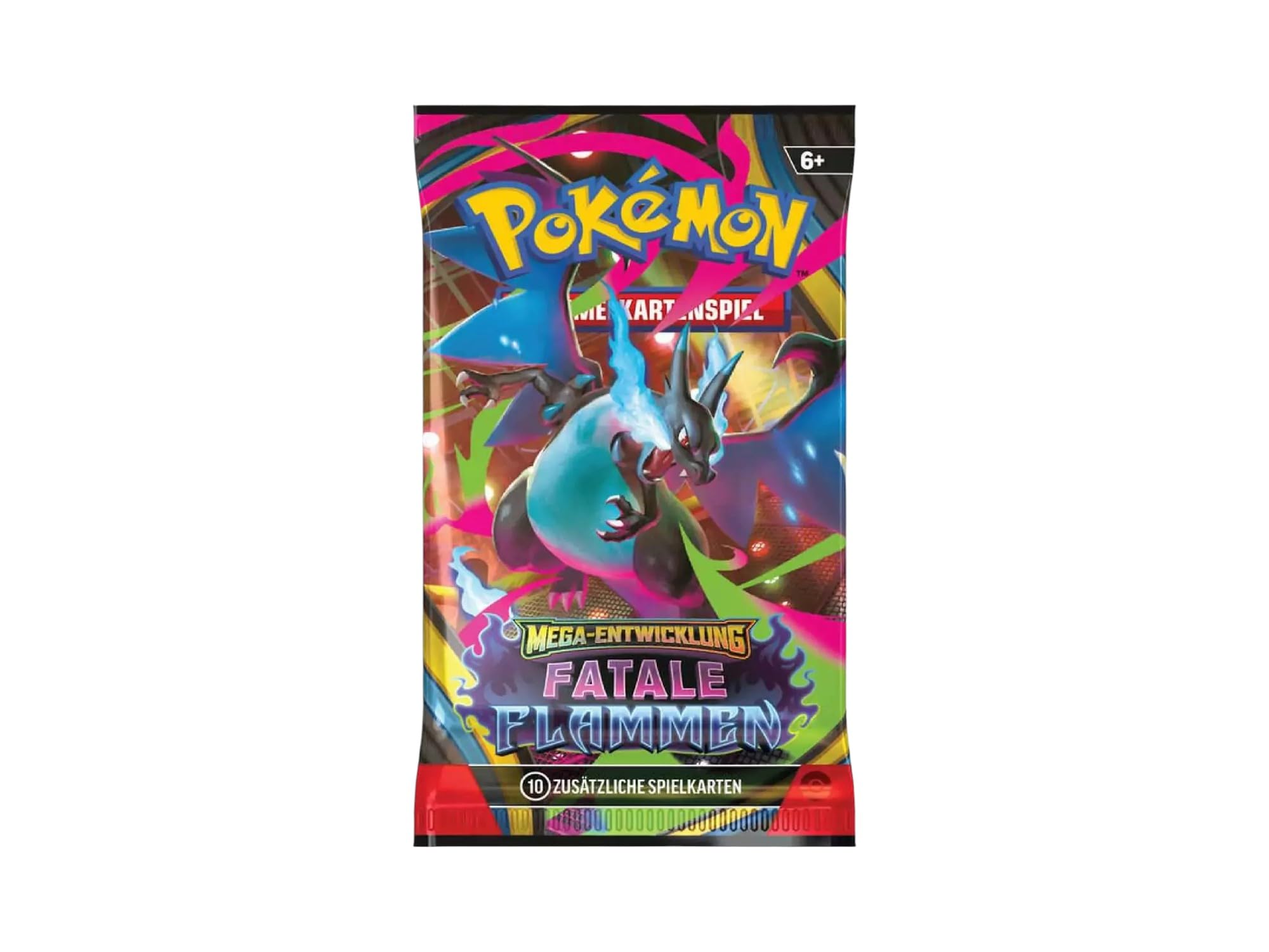 Pokémon-Sammelkartenspiel: Boosterpack-Display Mega-Entwicklung – Fatale Flammen (enthält 36 Boosterpacks)