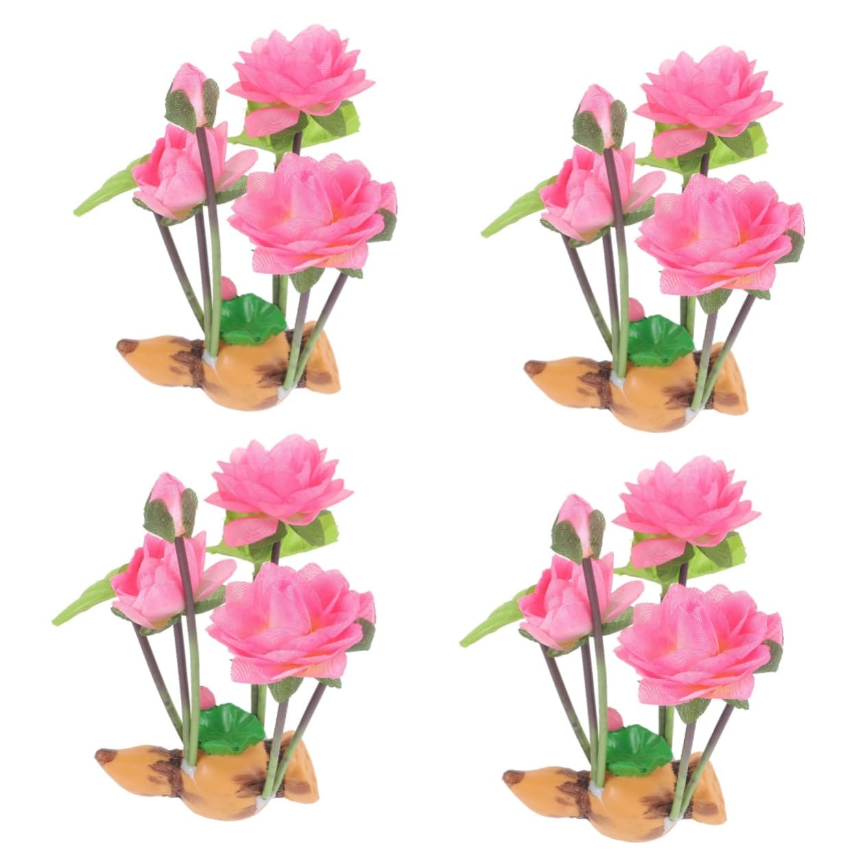 ULTECHNOVO 4 Pièces Ornements De Racines Ornement De Paysage D'Aquarium Plantes Aquatiques Décoration D'Aquarium Décor D'Aquarium Paysages Plante D'Aquarium Paysage