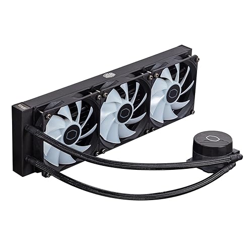 Miniatura 6 de Cooler Master MasterLiquid - Enfriador líquido de CPU ARGB de 360L Core - Bomba de doble cámara Gen S, radiador superior y ventiladores ARGB de