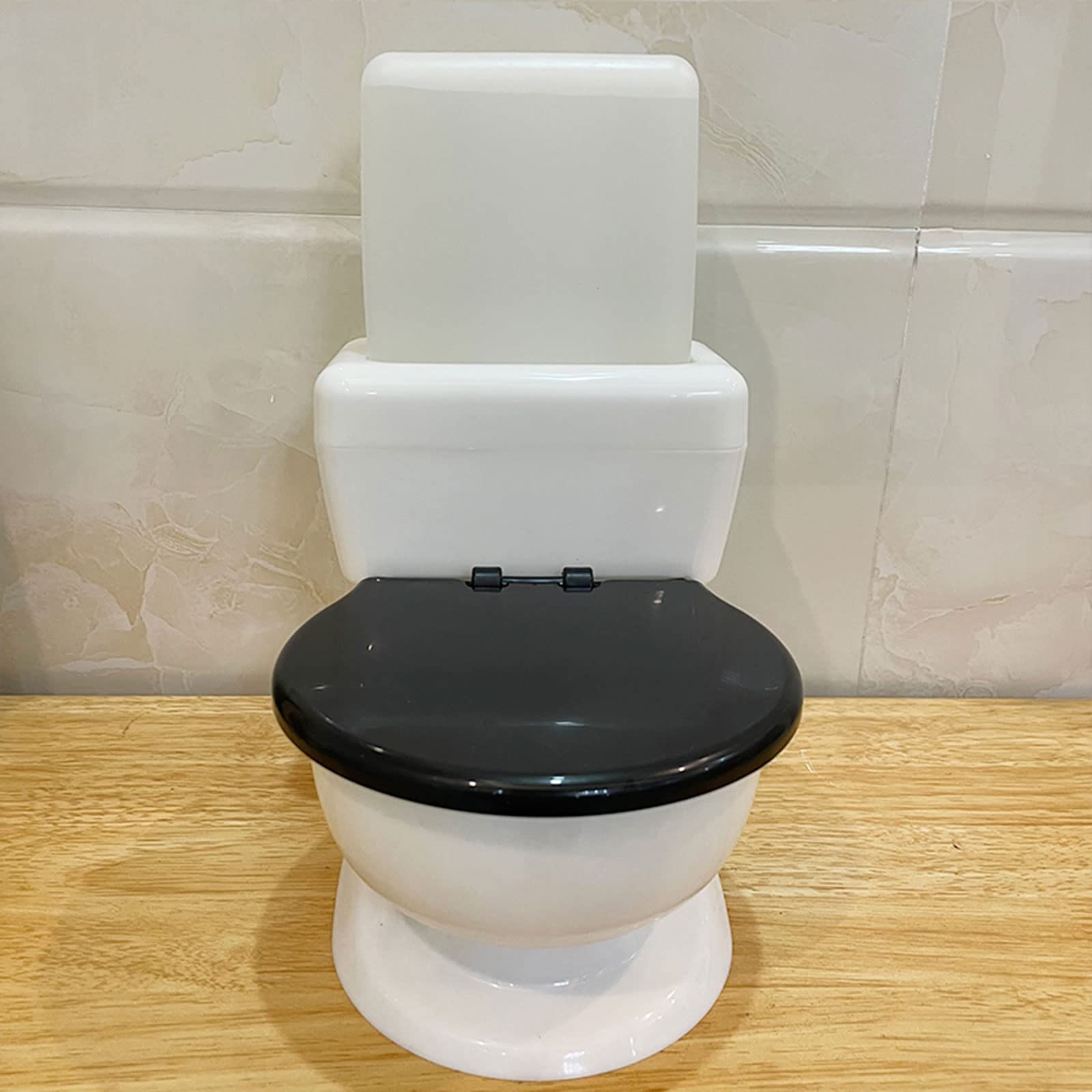 Fuente de Agua para Gatos Forma de Inodoro Divertida Bebedero automático para Mascotas Dispensador de Agua silencioso Alimentado por Gravedad 650 ml Sin Filtro para Gatos Bebedero Dispensador
