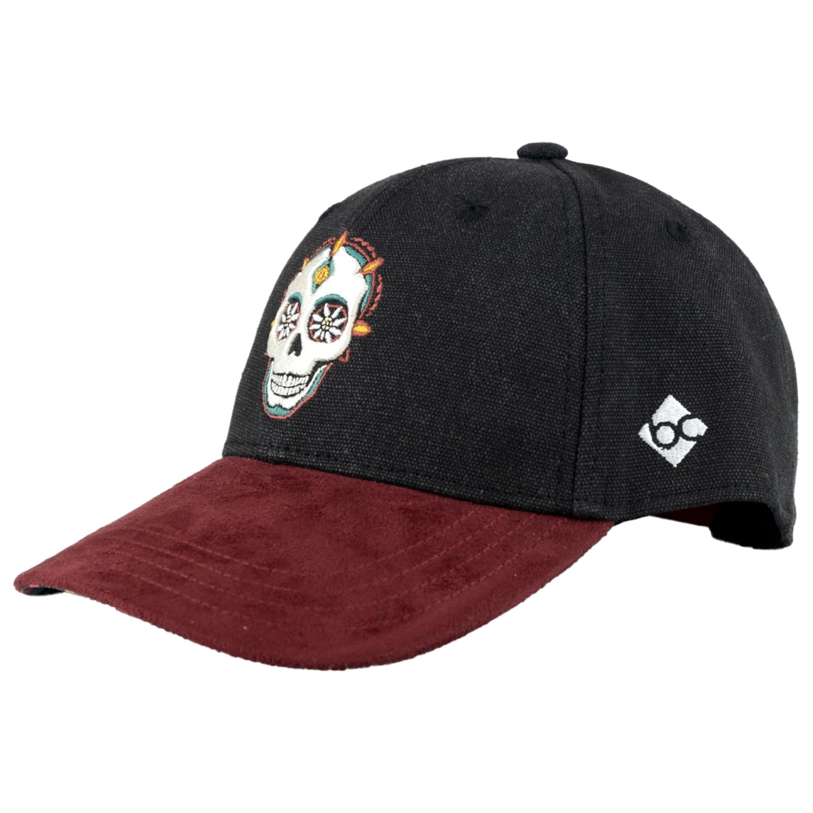 Bavarian Caps Cap Dia de Muertos schwarz