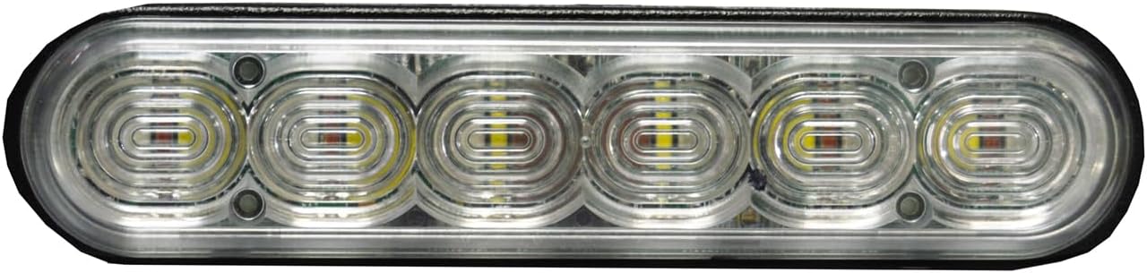 DLITDC-RW 緊急照明 - レッド/ホワイト、12ダイオード、表面実装、12V