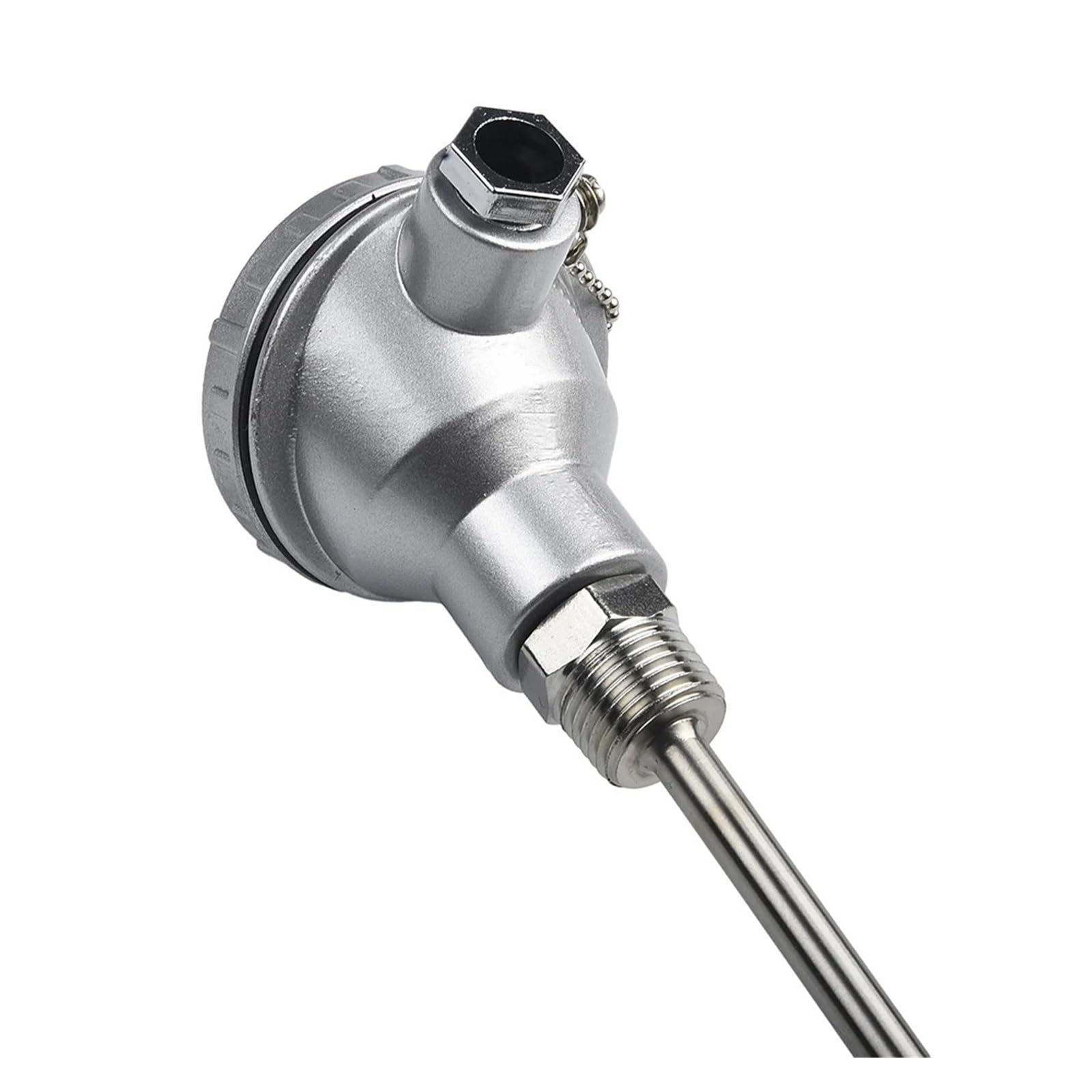 JJKKOZVQF 1pc RTD PT100 Temperature Sensor Probe 1/2" Thread Thermocouple Terminal Head