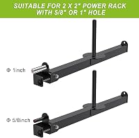 Kipika Övsegédes Guggolás Adapter 2"x2" és 3"x3" Erőkeretekhez - Kompatibilis 1" és 2" Súlytárcsákkal - Erőnléti Edzéshez 5