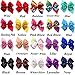 20pcs 5 inches Large Hair Bows Girls Kids Children Grosgrain Ribbon Headbands Alligator Hair Clips