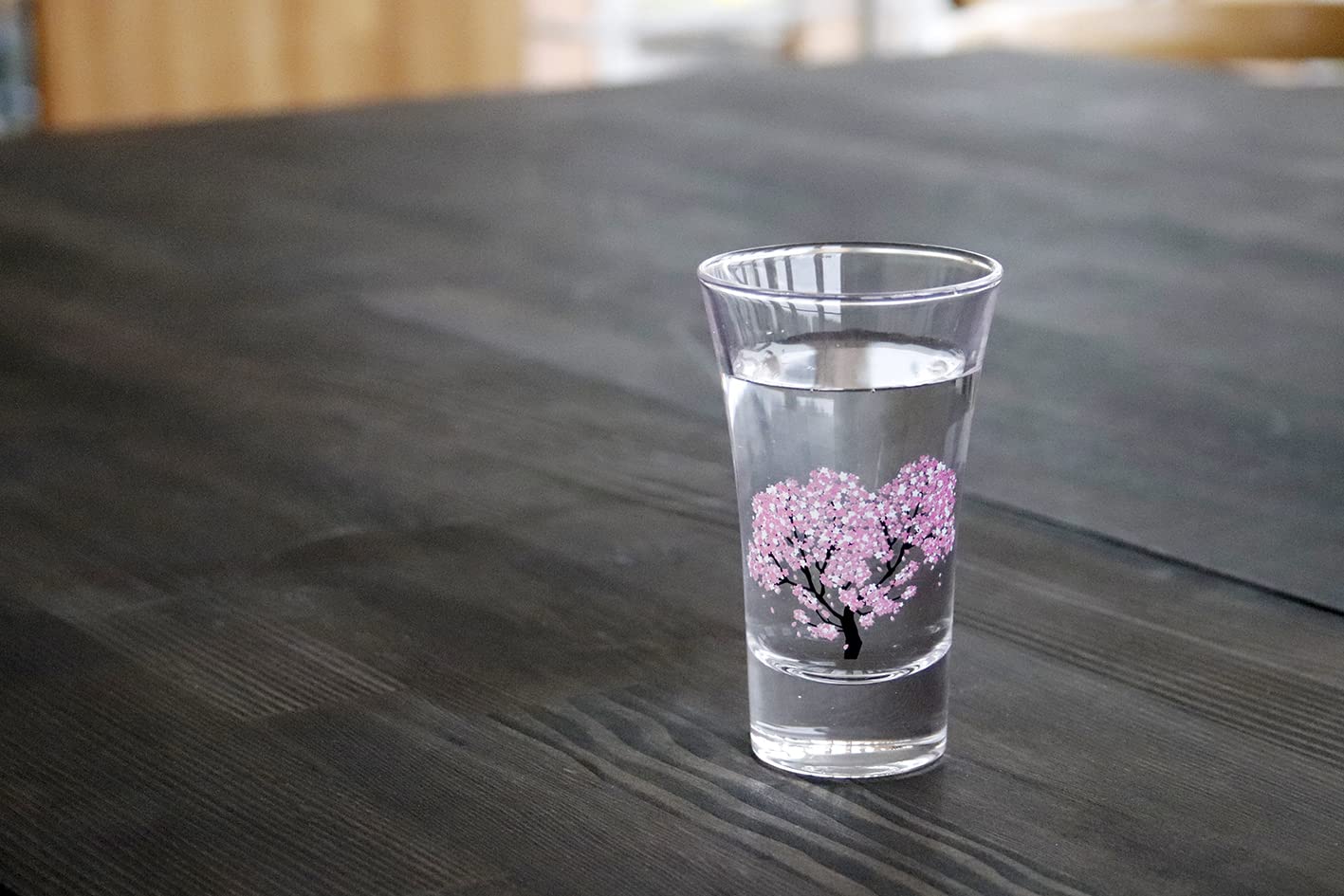Amazon.co.jp: 丸モ高木陶器 冷感桜 グラス天開 ペアセット 桜 グラス 