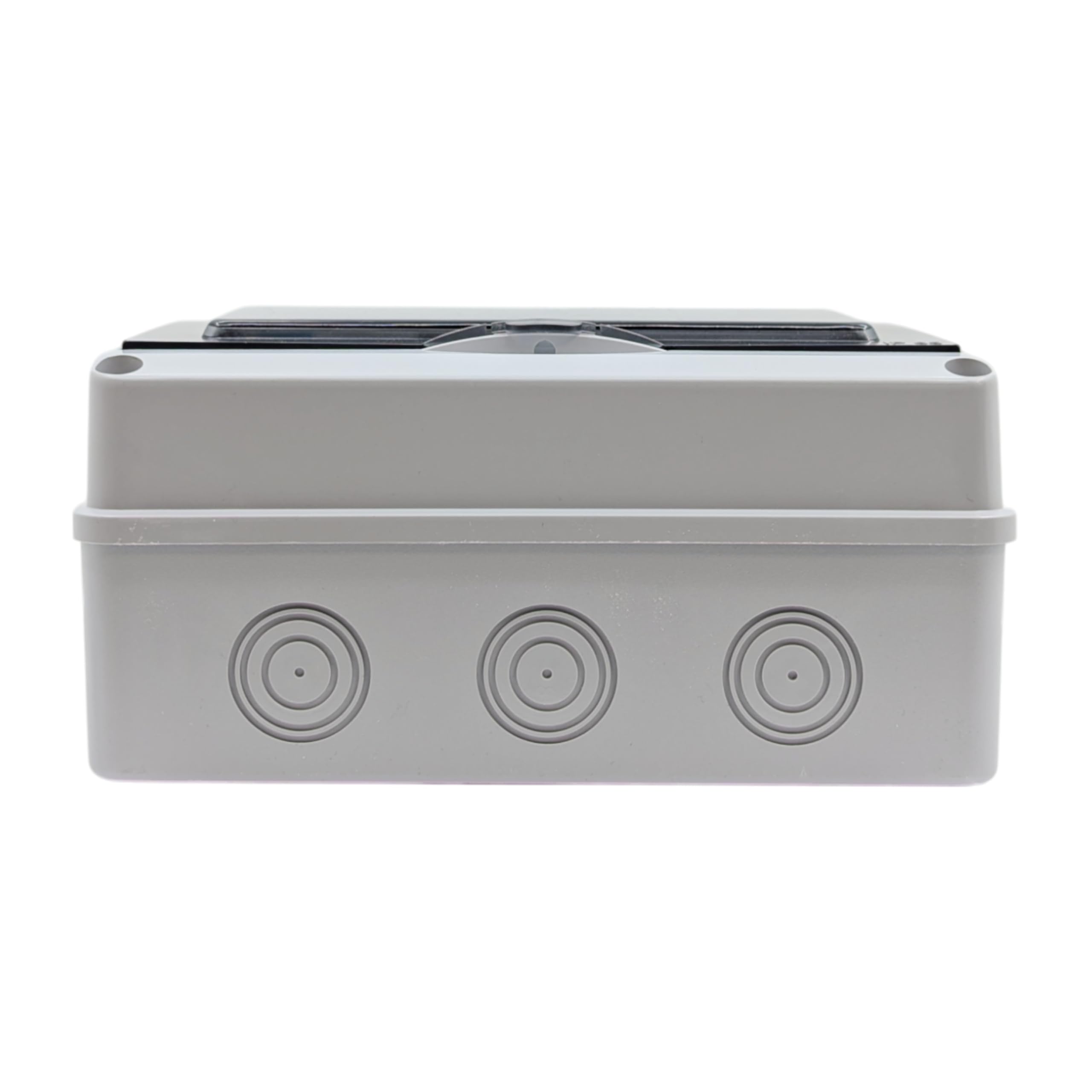 SWIMHOME Quadro elettrico per piscina, 2 CV (6-10 A), orologio programmatore, protezione motore, IP65, grigio, materiale ABS
