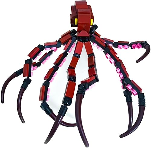 Miniatura 6 de Aetheria MOC - Juego de construcción de pulpo, criatura marina profunda, pulpo, bloques de construcción, adorno creativo, juguete para niños y