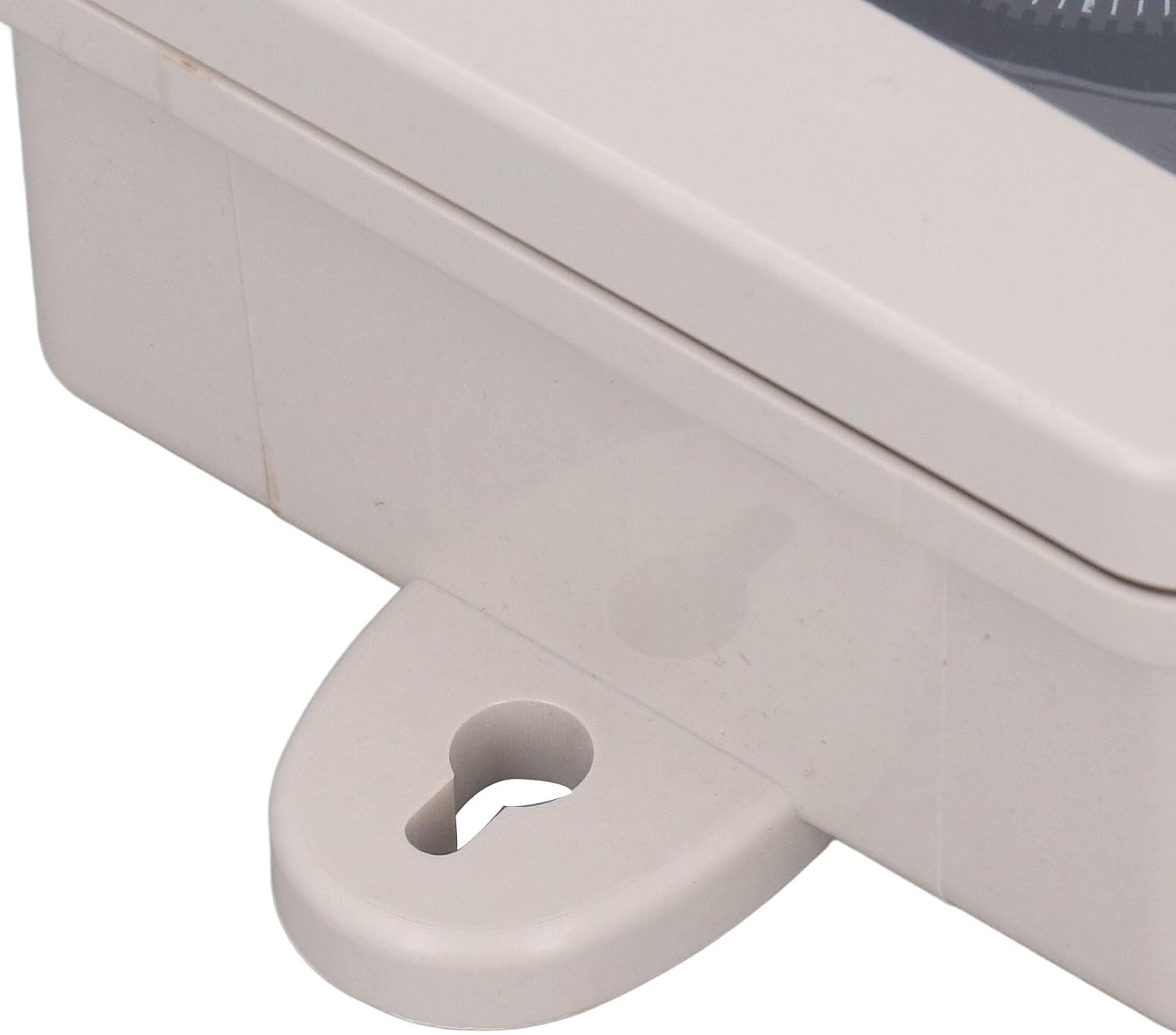 Mechanical Timer Switch, IP53 Rainproof Time Switch for Water Heater, Pool, Garden, Home or Industry with Cycle Time Relay 30A 250VAC