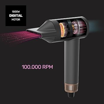 Taurus Professional Ionic Hair Dryer Daily Use Straight Curly Travel Hair