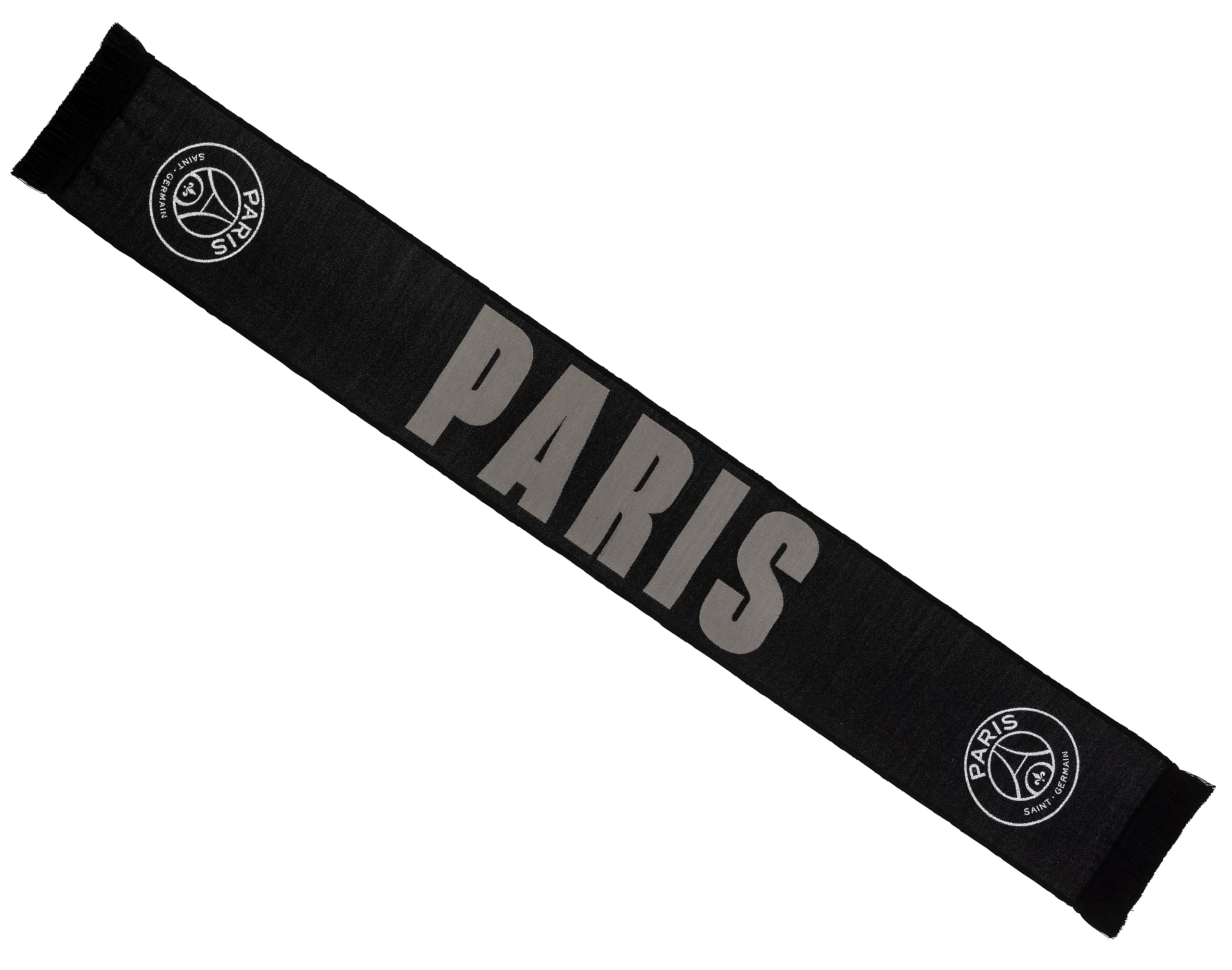 PSG Paris Saint Germain Official Collection Scarf – Size 140 cm, Black, 140