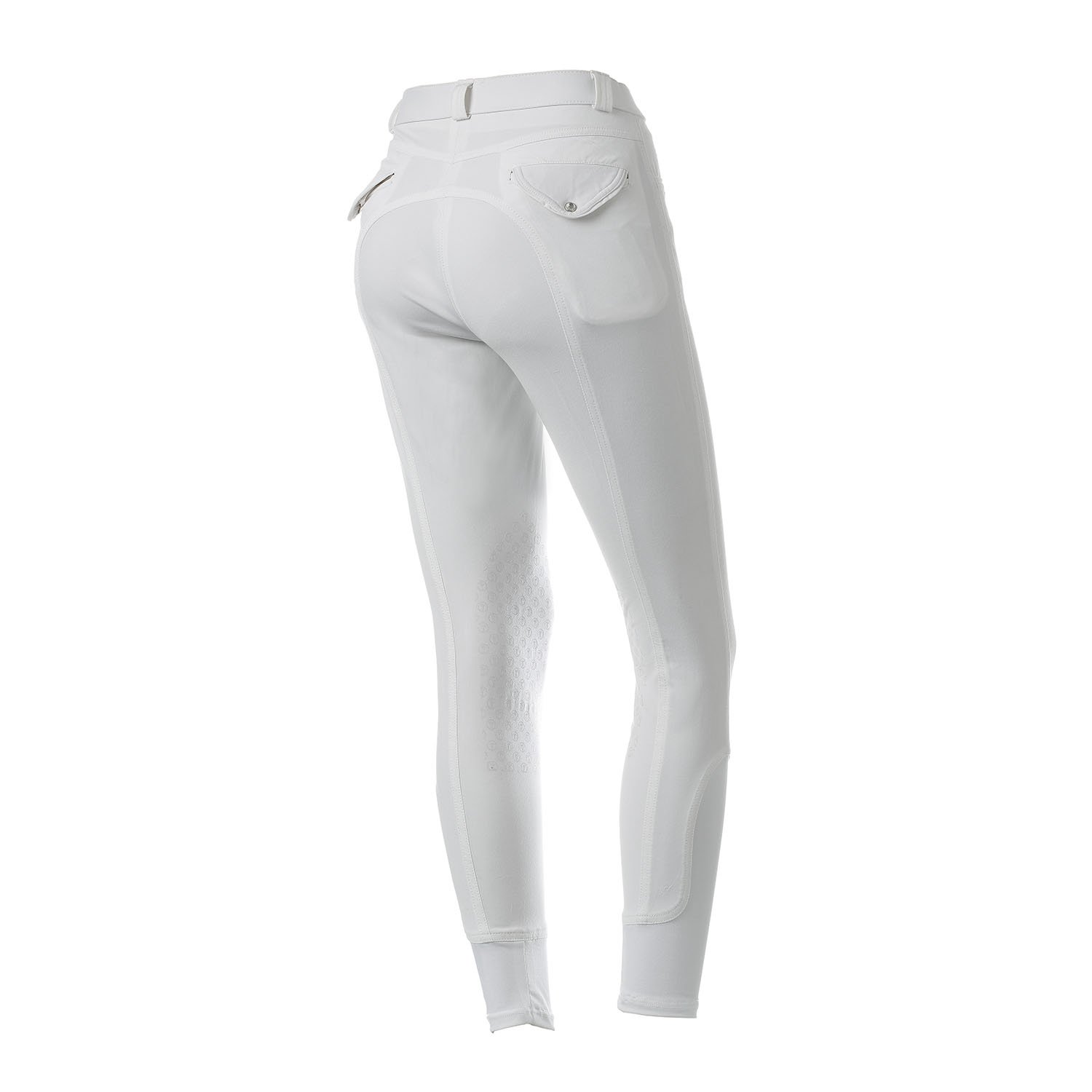 Tattini by Lestoque Tattini - Pantalones de equitación para mujer Peonia desde 1860, fabricados en Italia, color blanco, EE. UU. 04 - EUR 40