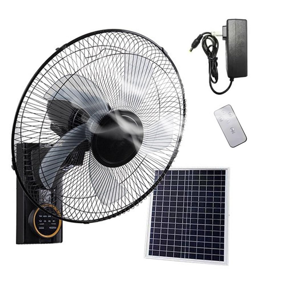 ventilateur mural solaire 40 cm