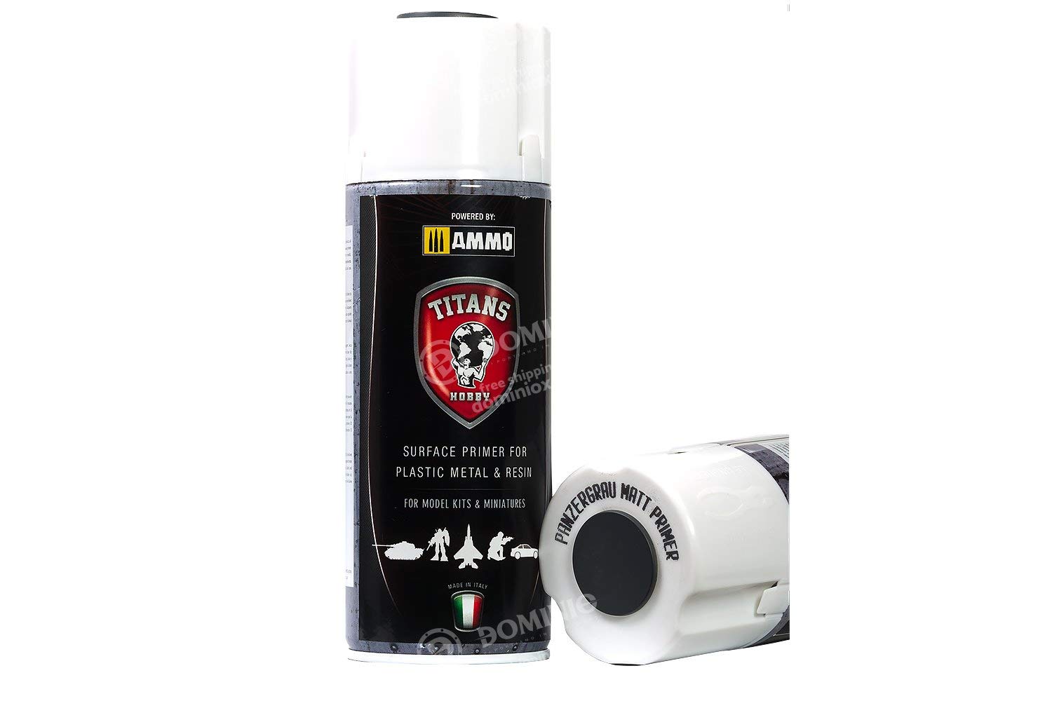 Ammo By Mig Titans Hobby 112 Panzergrau Matt Primer 400Ml Model Spray Paint Can 7426842919257