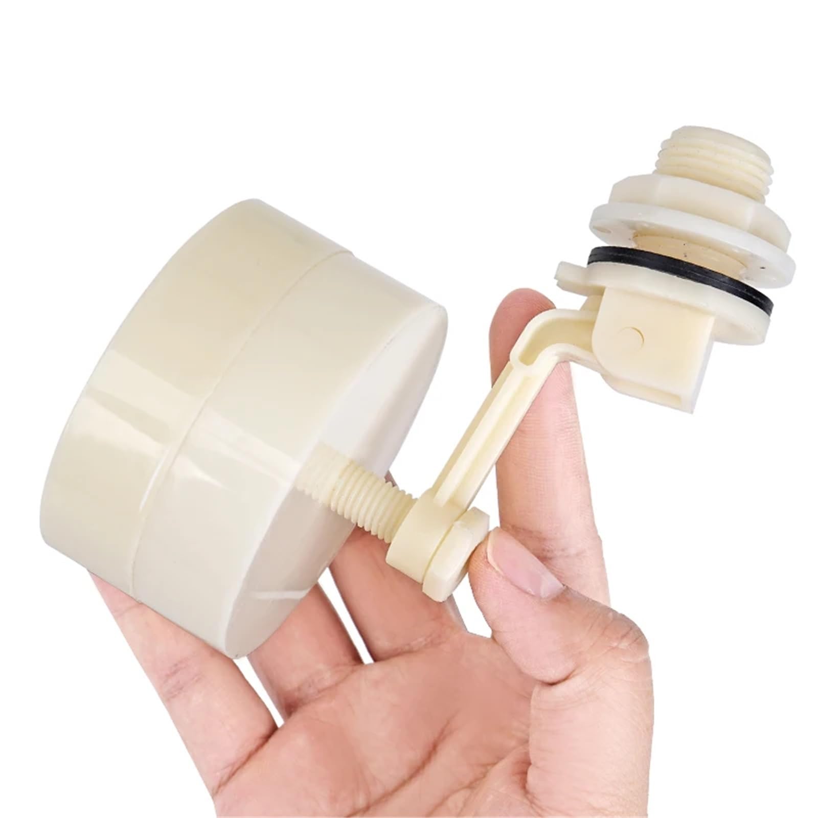 2 pz DN15T Valvola a galleggiante in plastica per serbatoio dell'acqua Valvola di controllo del livello dell'acqua Riempimento automatico Acquario Acquario