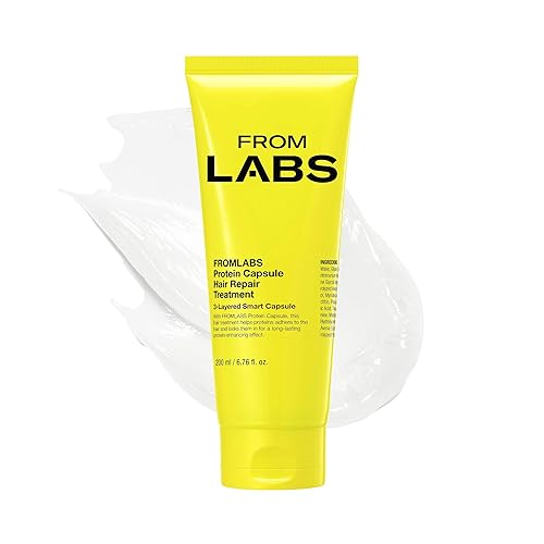FROMLABS Protein Capsule Hair Repair Treatment, 3-Minute Keratin Hair Mask & Deep Conditioner for Damaged, Repair & Strengthen, Instant Detangling,