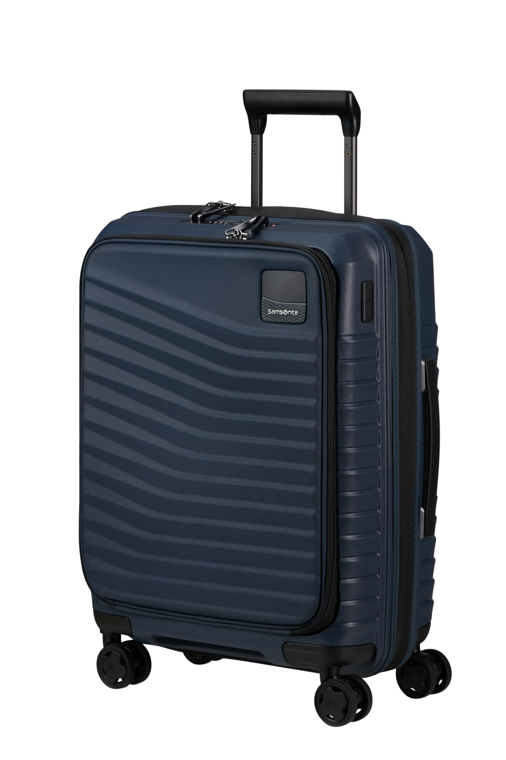 Samsonite Intuo - Spinner S, Expandable Hand Luggage, 55 cm, 42/48 L, Blue (Blue Nights)