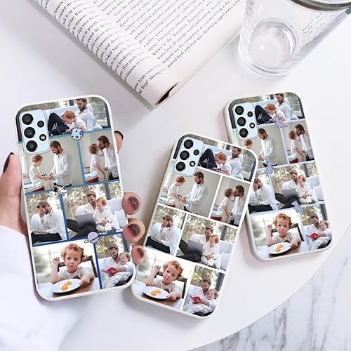 Miniatura 4 de Eouine Funda de teléfono personalizada para Samsung Galaxy A13 (4G) (6.6 pulgadas)  Fundas de teléfono con imagen personalizable, funda