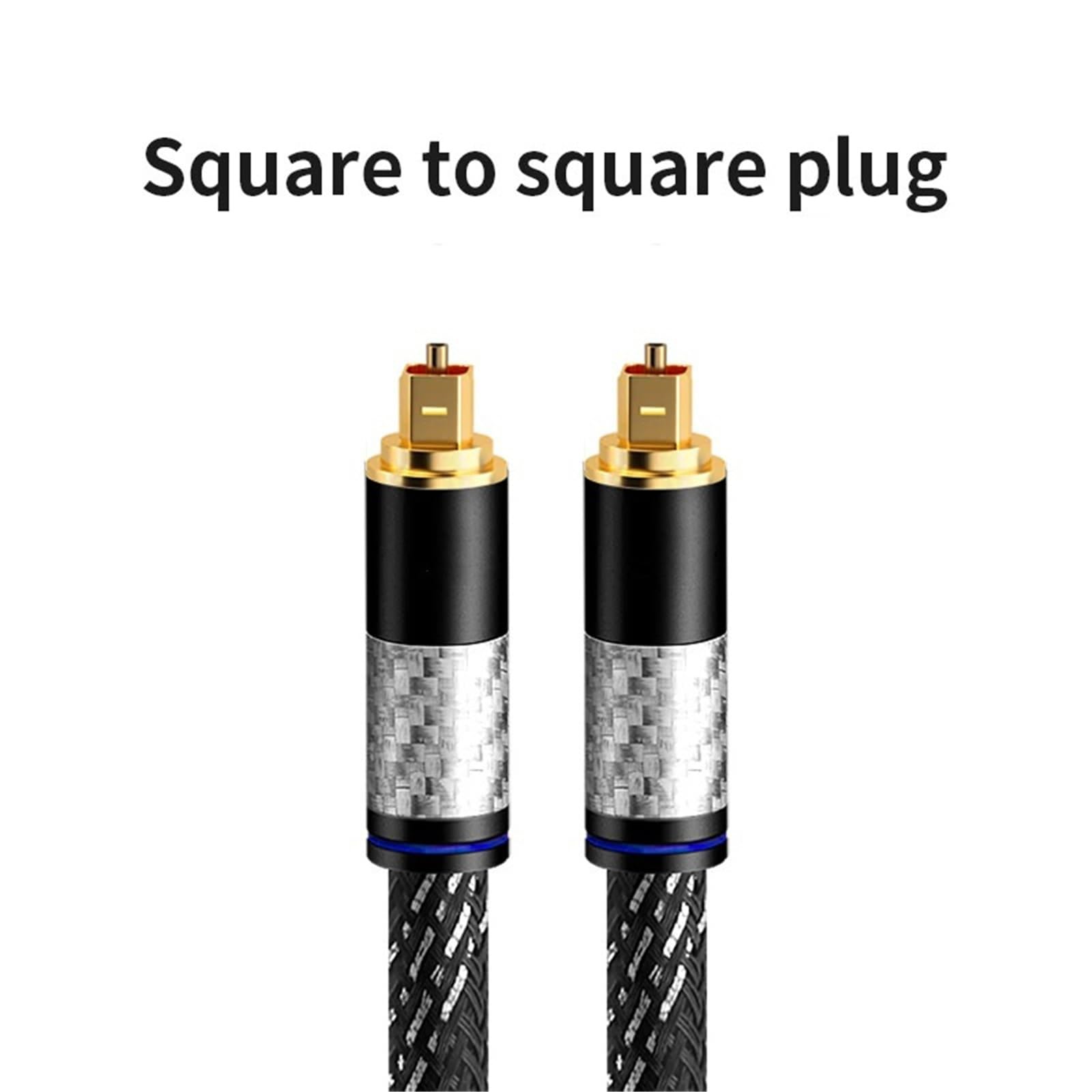 Cavo Audio In Fibra Ottica Digitale Coassiale Toslink HIFI For Amplificatori In For Soundbar Blu-ray PS4(2m)