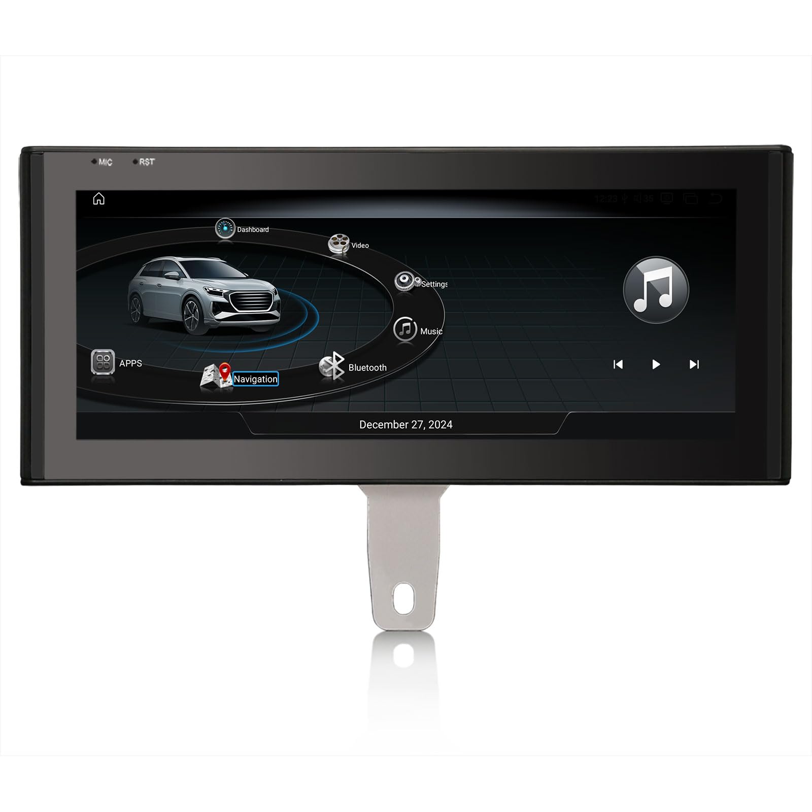 Android 14 Qualcomm 8-rdzeniowy 4 GB 64 GB radio samochodowe do Audi Q3 2013-2016 obsługuje nawigację GPS bezprzewodowa Carplay 10,2-calowy ekran IPS SWC WiFi DSP DAB+ Bluetooth 5.1 Canbus MMI