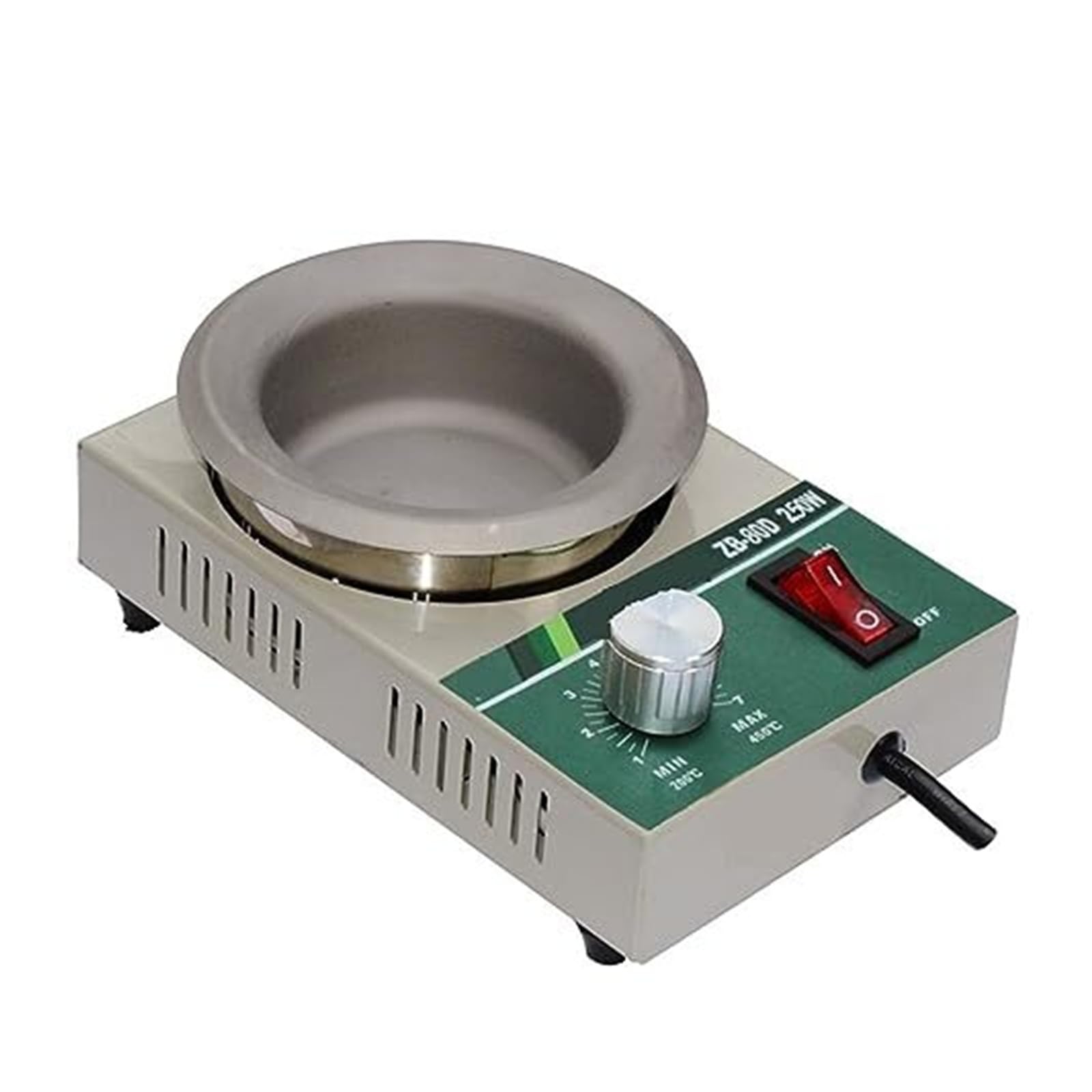 Pentola di saldatura, bagno e dissaldatura da 250 W con diametro 80 mm for uso senza piombo (ZB80D)(Zb80d Lead Free)