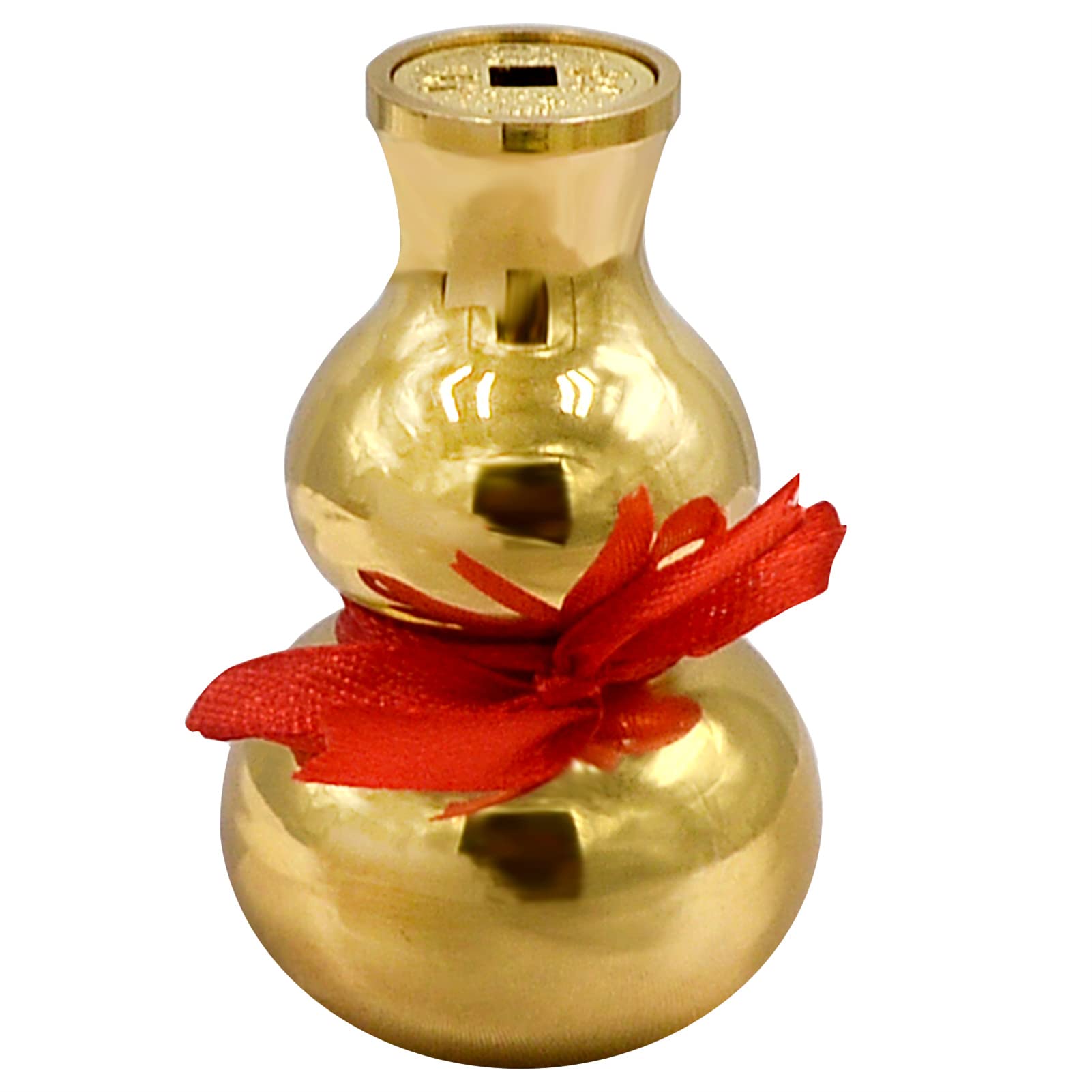 FengshuibringluckFeng Shui Derco Brass Wu Lou/Hu Lu Gourd Amulet