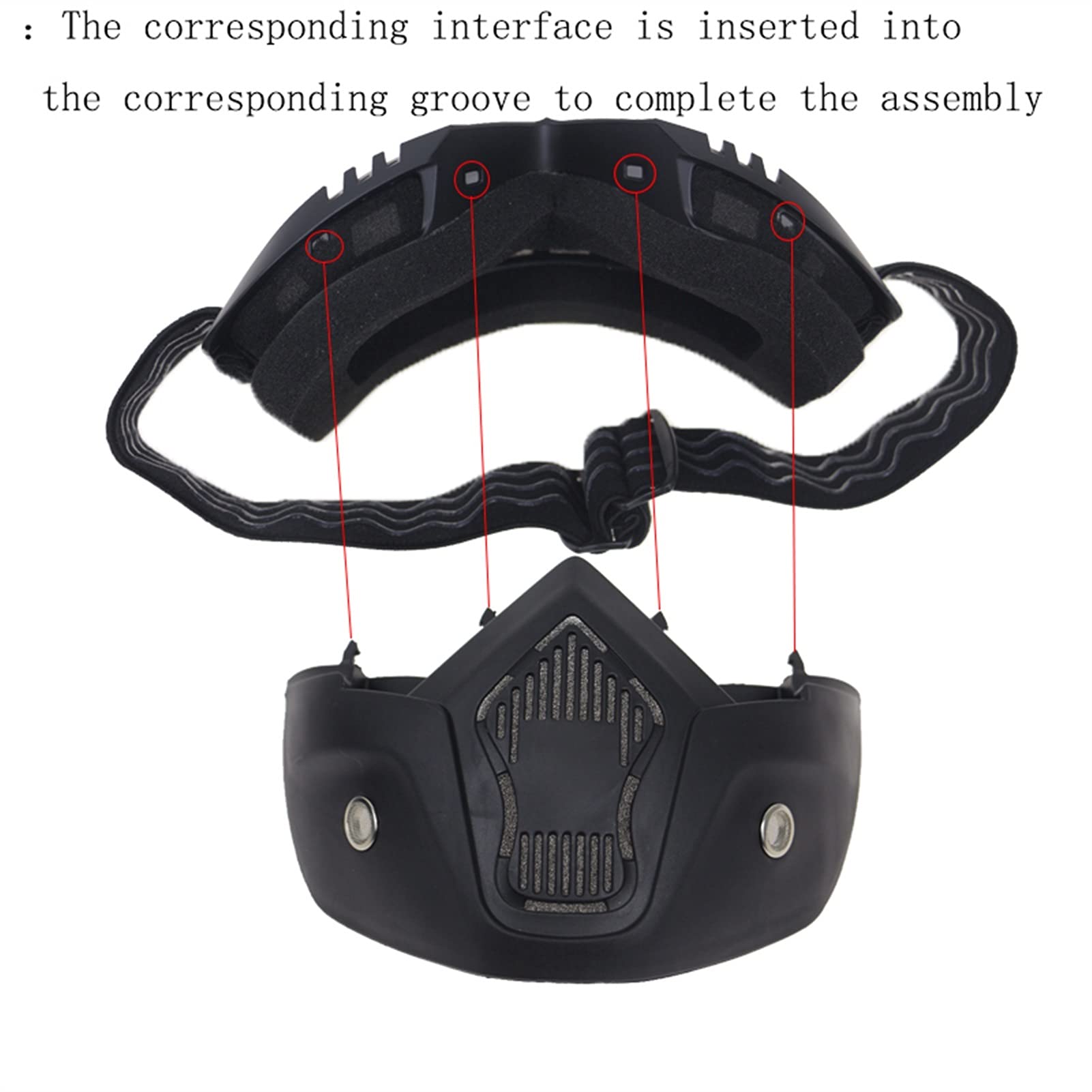 Occhiali da Moto Antivento,Occhiali da Sci Occhiali da moto con maschera Uso adatto per masque motocross uomini donne all'aperto equitazione antivento fuori road caschi Goggles