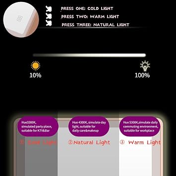 Hollywood Vanity Makeup Mirror with 72 Dimmable LED Bulbs,Portable Lighted Mirror with 3 Colors Dimmable Lightning, Desk&Travel Mirror,Touch Control for Outdoor (pink)