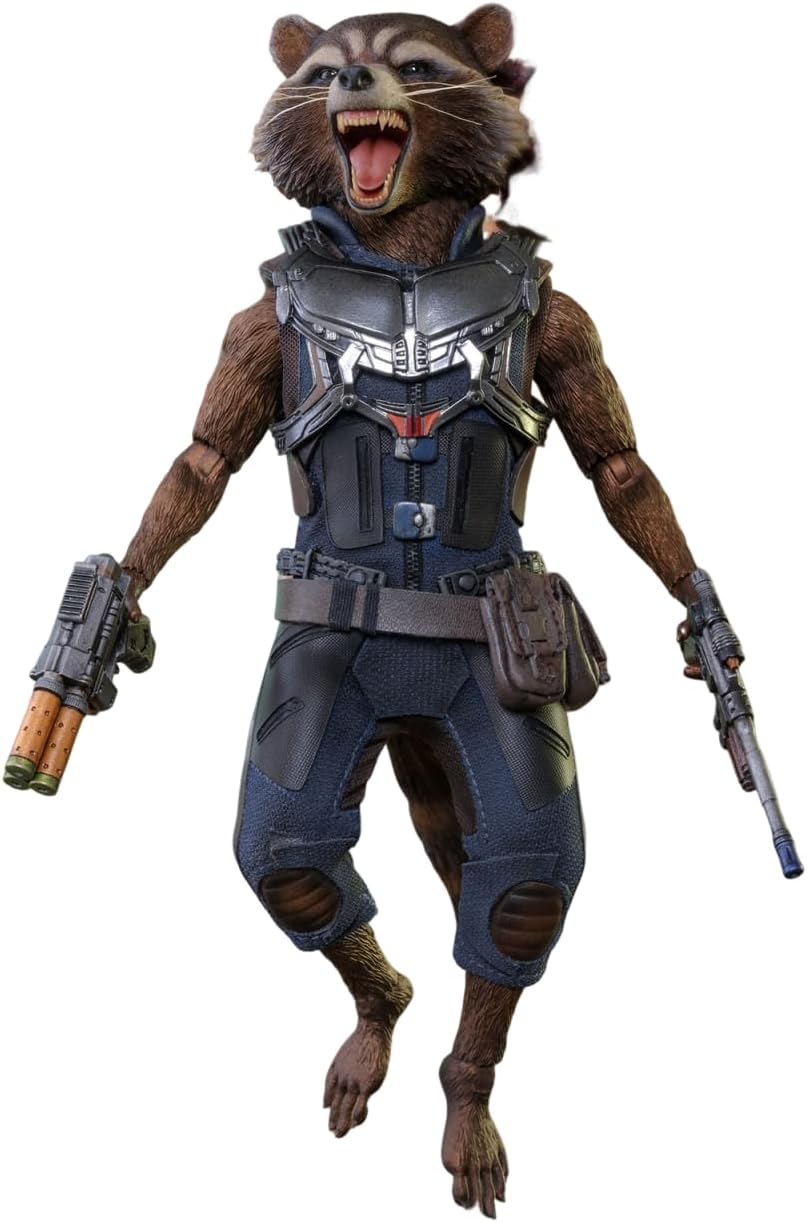 Hot Toys Guardians of The Galaxy Vol. 2 Movie Masterpiece Action Figure 1/6 Rocket 16 cm