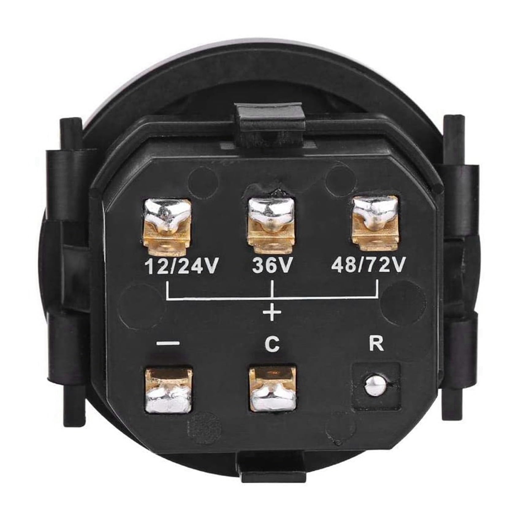 4X Indicatore Della Batteria Digitale 12V / 24V / 36V / 48V / 72V LED Indicatore Della Batteria del Misuratore Impermeabile per Go-Lf Ca-Rt