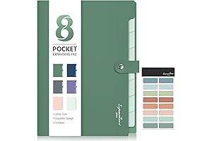 Sooez Elegant Accordion File Organizer with Labels: Simplify Tax Filing
