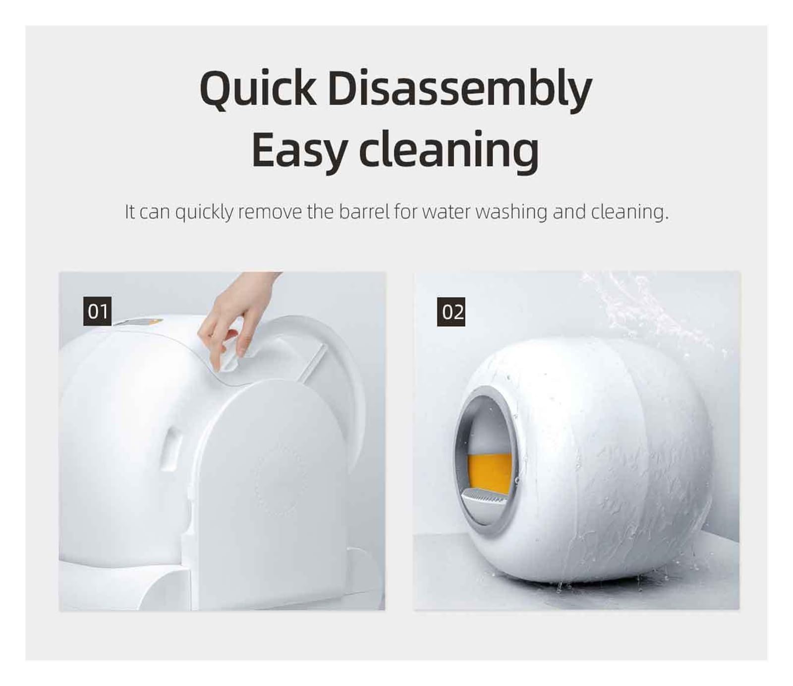 Baño para gatos, Control De Aplicación Caja Para Gatos Autolimpiante 9L, SOLO Admite 2', WiFi 4G Con Tapete Y Bolsas Basura', Apto Para Tofu Mezclas,para varios gatos