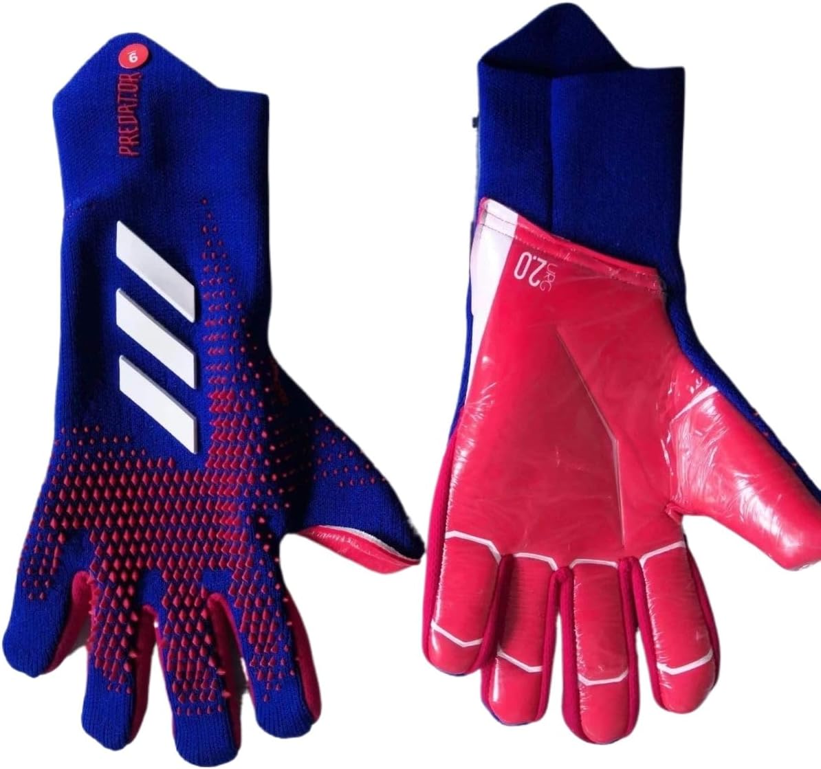Soccer Goalkeeper Gloves Goalie Training Gloves Strong Grip Anti-Slip and Breathable for Adults and Children