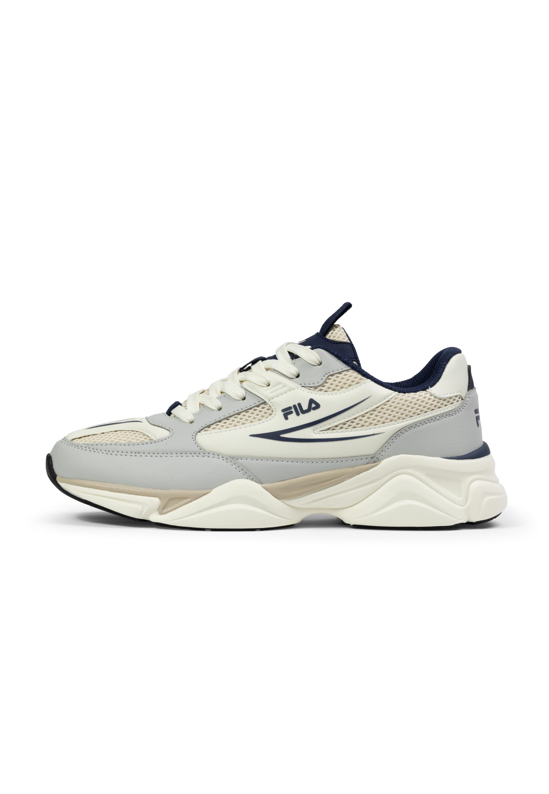 FILA Men's Recade Trainers, Gray Violet Fila Navy, 9.5 UK
