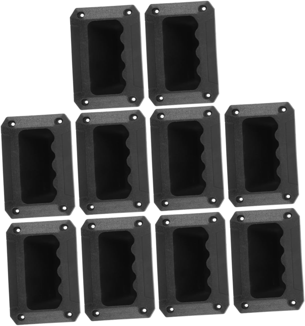 DOITOOL 40pcs Speaker Side Handle Replacement Plastic Audio Speaker Handles for Easy Carrying for Stage and Home Use