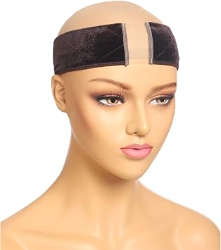 Thin Velvet Wig Grip Headband   Elastic & Non-Slip, Securely Holds Women s Wigs & Headscarves