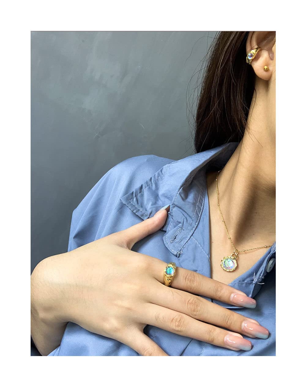 Anello Regolabile,S925 Anello In Argento Sterling Con Pietra Di Luna Anelli Regolabili Anello Aperto In Argento Anello Per Il Pollice Anello Eterno Fascino Di Nozze Gioielli Regali Per Uomini Ragazz