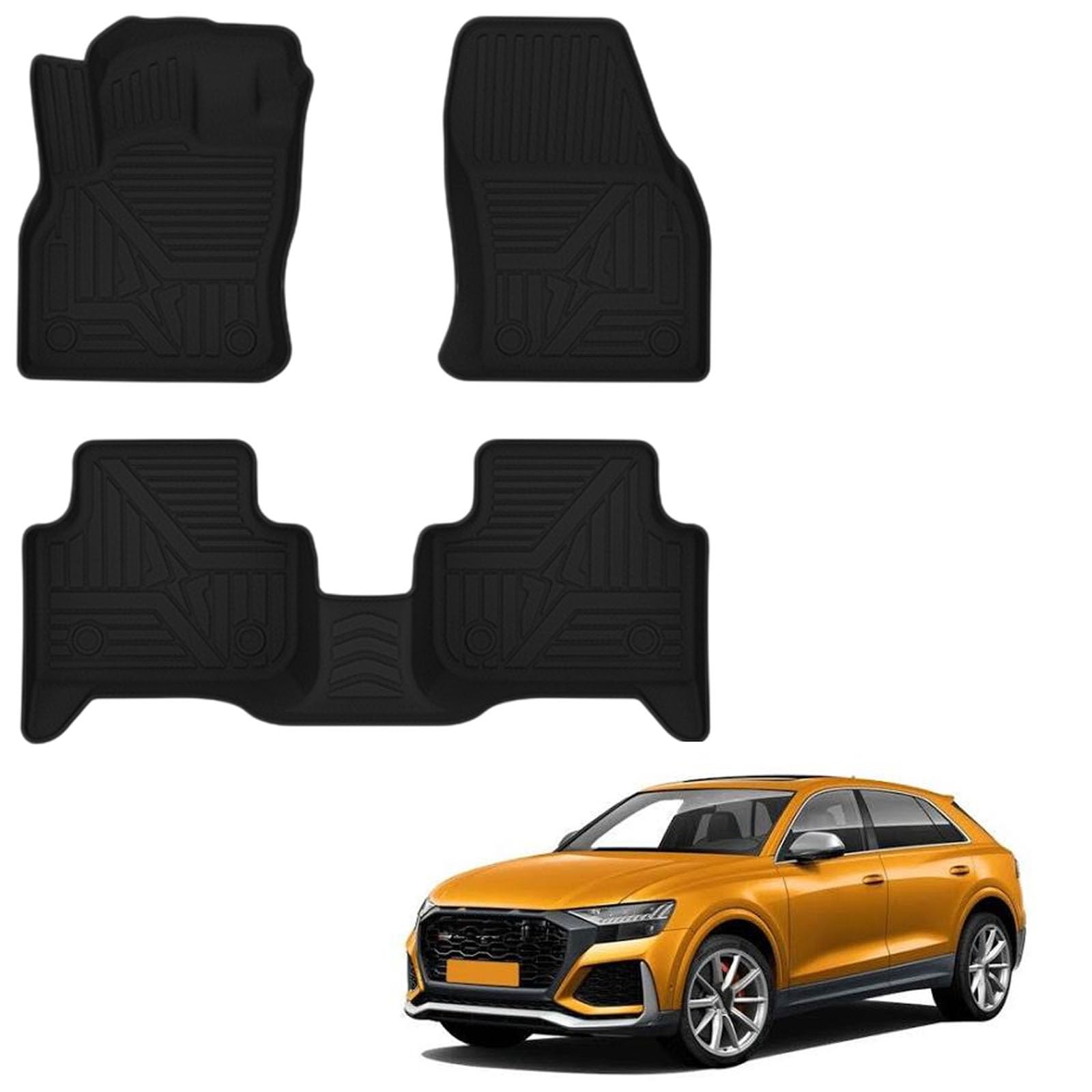 PAPEP Floor Mats for Audi Q8/RSQ8 2019-2024 RHD