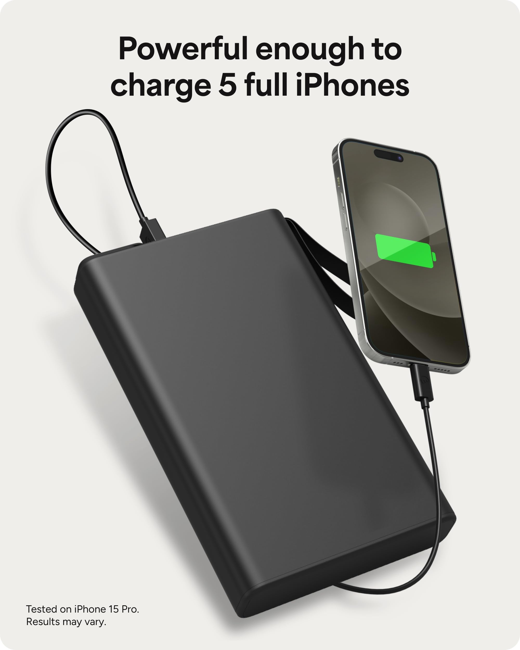 スマホアクセサリー mophie powerstation pro Powerstation Pro 27K Power Bank with AC Port - Portable