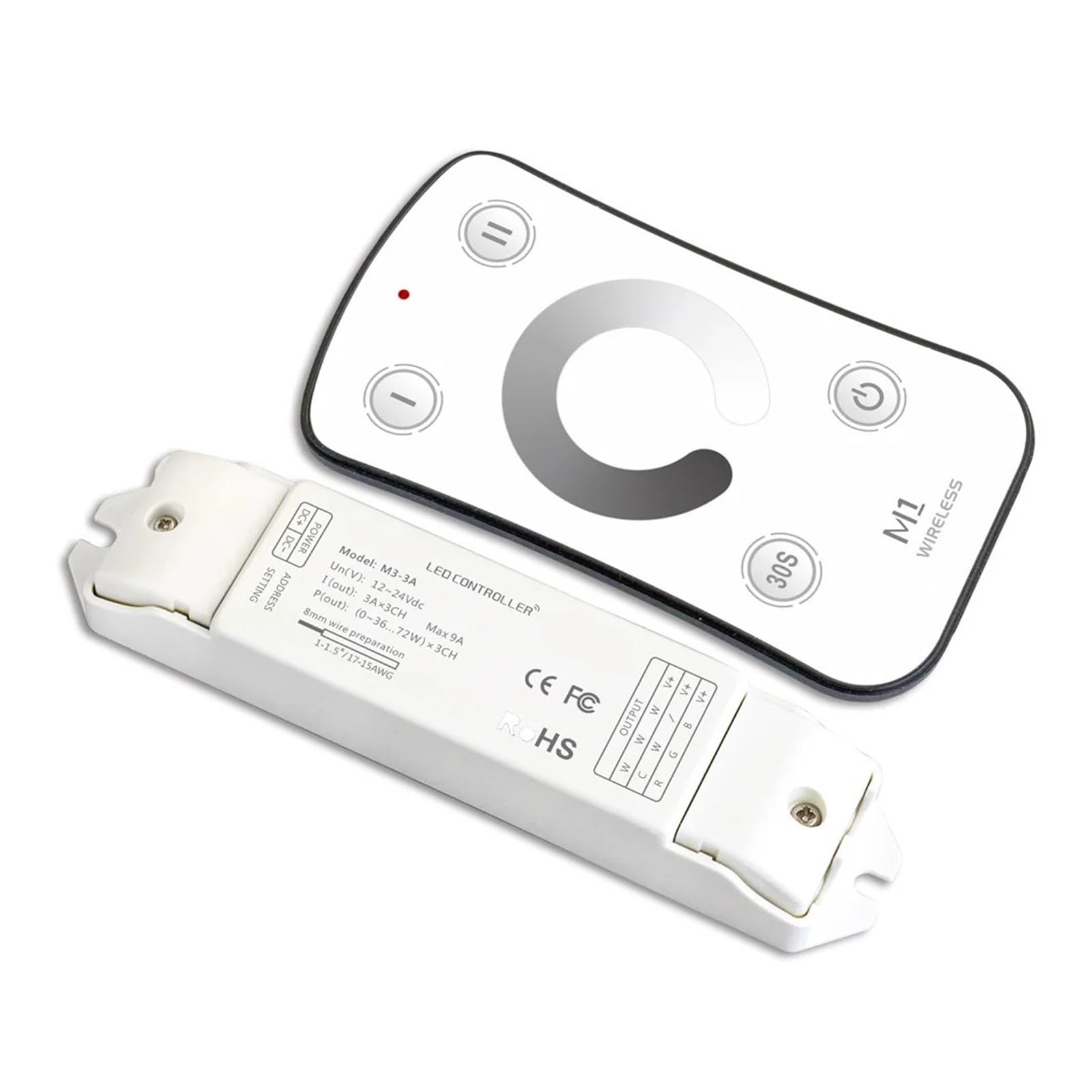 Télécommande 4 boutons et contrôleur LED pour éclairage de salon - 5