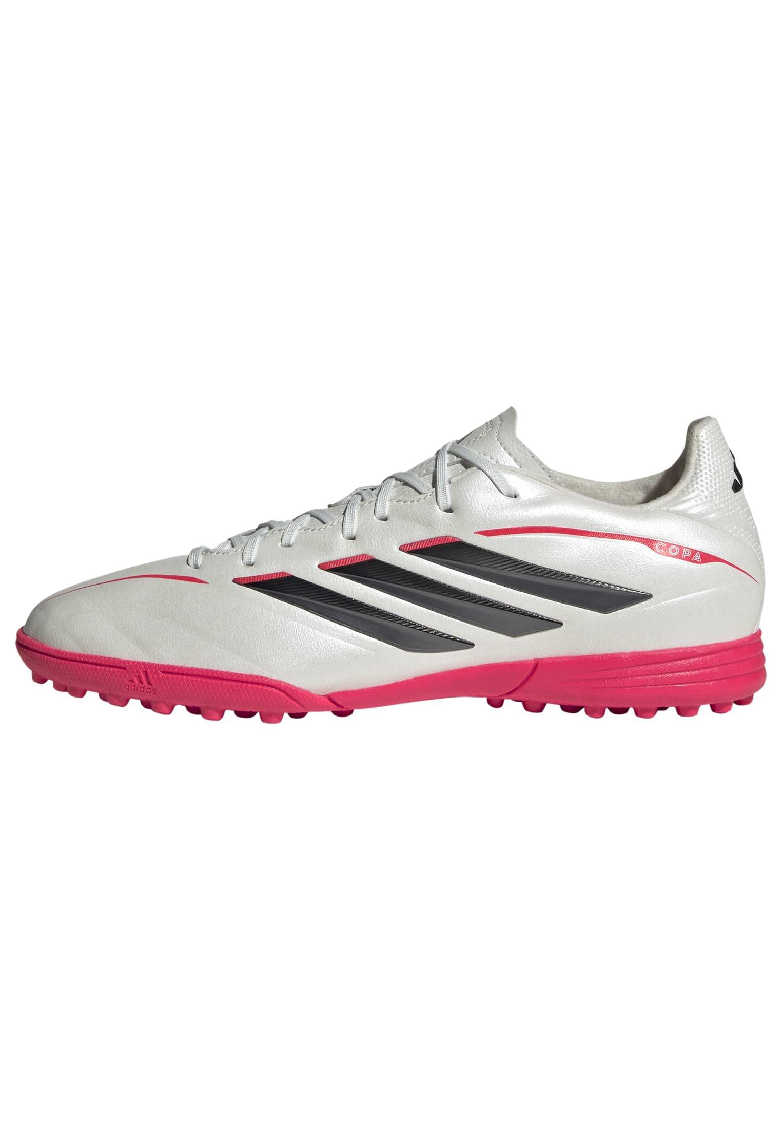 adidas Unisex Kids COPA Pure IV League Turf Football Shoes Kids, Zero met./core Black/Lucid red, 10.5 UK Child