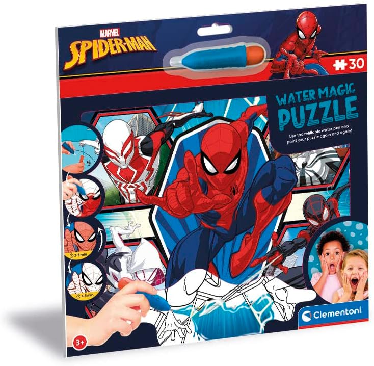 Miniatura 3 de Clementoni 22706 Spiderman Water Reveal Marvel Spiderman - Rompecabezas de 30 piezas para niños de 3 años, multicolor